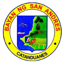 MUNICIPALITY OF SAN ANDRES, CATANDUANES Official Seal