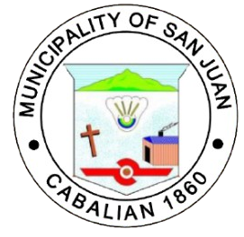 MUNICIPALITY OF SAN JUAN, PROVINCE OF SOUTHERN LEYTE Official Seal